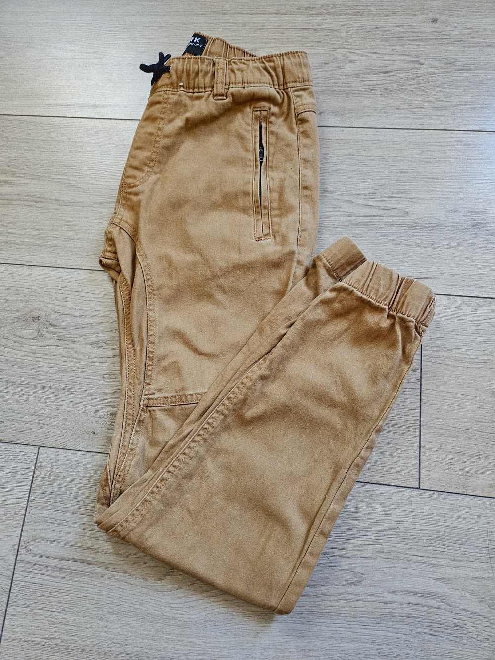 Zoo York Boys Camel Brown Twill Jogger Pants Size 13/14 / Pantalon Jogger Brun🩷